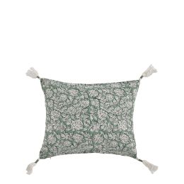 Housse de coussin ÉDEN en coton - Céladon - 30 x 40 cm