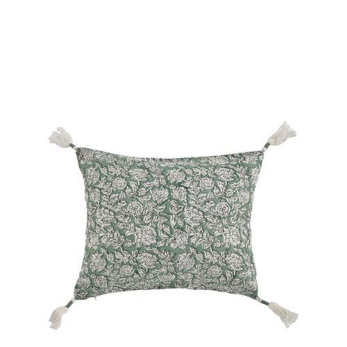 Housse de coussin ÉDEN en coton - Céladon - 30 x 40 cm