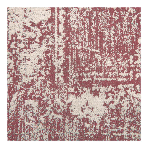 Tapis DAVIO en coton et jute - Terracotta et blanc - 200 x 300 cm