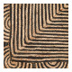 Tapis APALA en jute - Naturel et noir - 200 x 300 cm