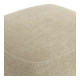 Pouf LISETTE en tissu velours marbré - Dune