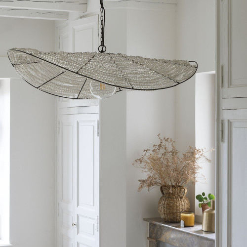 Suspension ALBA en perles - ø 90 cm