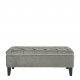 Banc coffre ARTHUR gris foncé