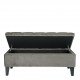 Banc coffre ARTHUR gris foncé