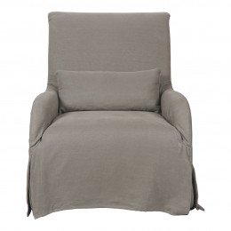 Fauteuil LÉA taupe