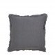 Coussin LÉA lin - Gris