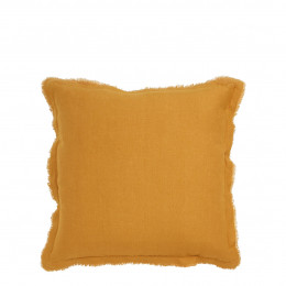 Coussin LÉA lin - Safran