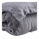 Futon LEA lin - Gris