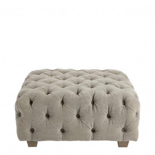 Pouf THEA lin gris