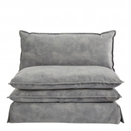 LEO Armchair Velvet - Light Grey