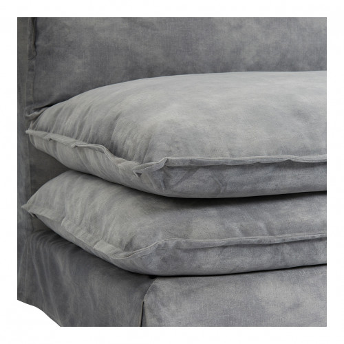 LEO Armchair Velvet - Light Grey