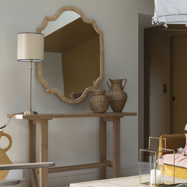 Vase amphore d&eacute;corative OASIS en osier