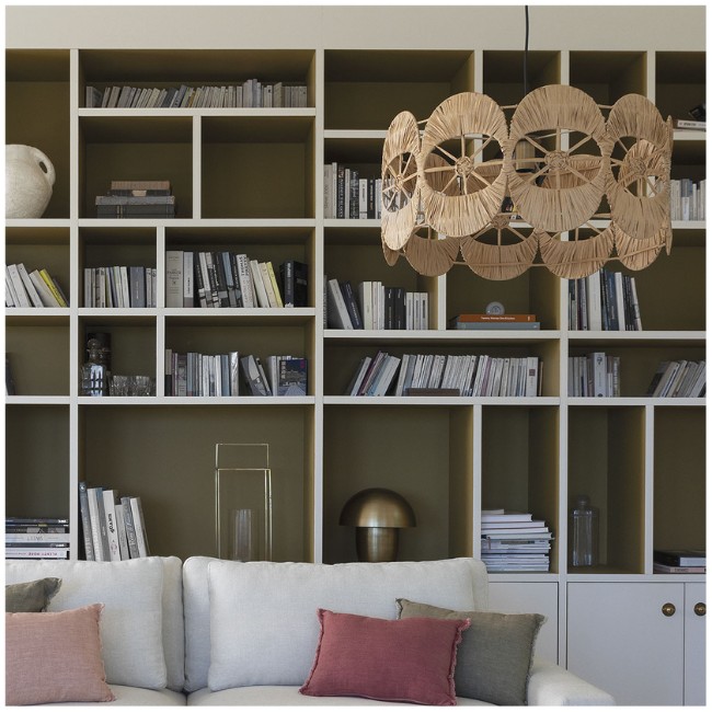 Suspension BAILA en raphia